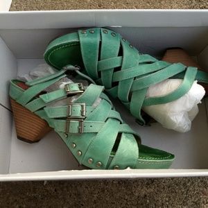 John Fluevog Rules Low Mule Janice 8.5 NWOT